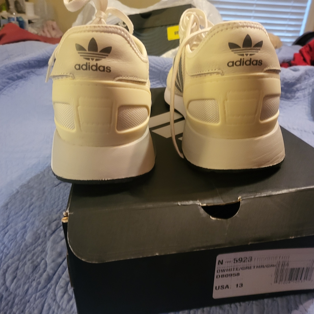 Adidas Yellow and Gray Sneakers - Picture 6 of 6